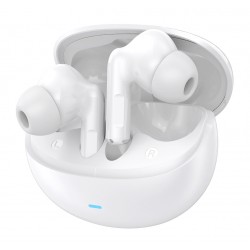 CELEBRAT earphones με θήκη φόρτισης W80, True Wireless, 13mm, 30/230mAh, λευκά CELEBRAT earphones με θήκη φόρτισης W80, True Wireless, 13mm, 30/230mAh, λευκά