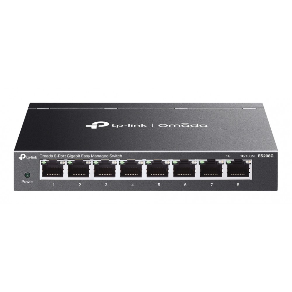 TP-LINK easy managed switch ES208G, 8x Gigabit θύρες, V1.0