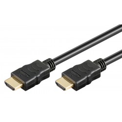 GOOBAY καλώδιο HDMI 80103 με Ethernet, soft, 4K/60Hz, 18 Gbps, 2m, μαύρο