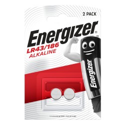 ENERGIZER αλκαλικές μπαταρίες LR43/186, 1.5V, 2τμχ ENERGIZER αλκαλικές μπαταρίες LR43/186, 1.5V, 2τμχ