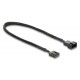 DELOCK καλώδιο προέκτασης 4pin PWM 91360 για ανεμιστήρες, 30cm, μαύρο DELOCK καλώδιο προέκτασης 4pin PWM 91360 για ανεμιστήρες, 30cm, μαύρο