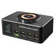 POWERTECH σταθμός φόρτισης PT-1625 με οθόνη, 4x USB/4x USB-C/wireless, 140W, μαύρος POWERTECH σταθμός φόρτισης PT-1625 με οθόνη, 4x USB/4x USB-C/wireless, 140W, μαύρος