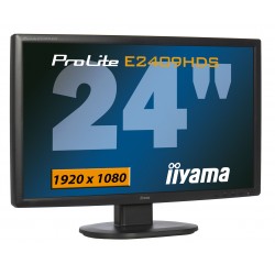 IIYAMA used οθόνη E2409HDS LCD, 24" 1920x1080, DVI/VGA/HDMI, Grade B