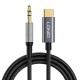 LDNIO καλώδιο USB-C σε 3.5mm LS-Y92c, 2m, μαύρο LDNIO καλώδιο USB-C σε 3.5mm LS-Y92c, 2m, μαύρο