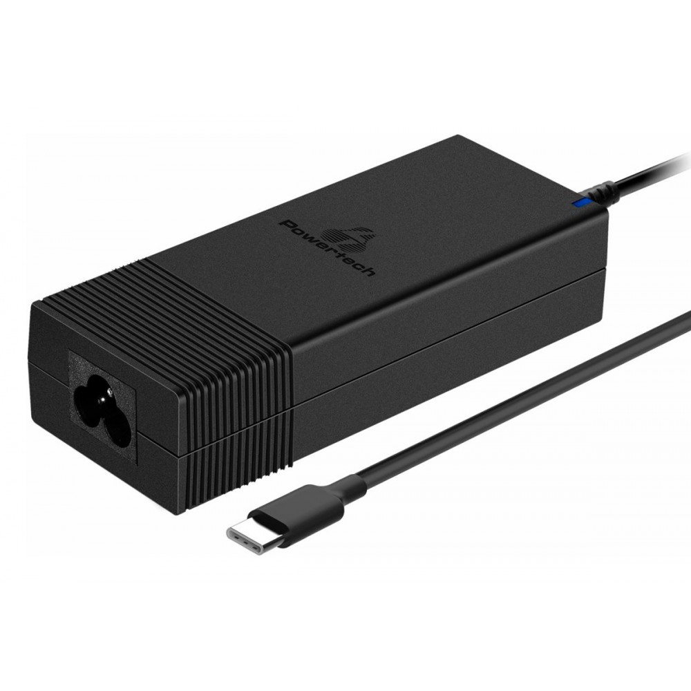 POWERTECH φορτιστής laptop PT-1604, USB-C PD, 90W, μαύρος POWERTECH φορτιστής laptop PT-1604, USB-C PD, 90W, μαύρος