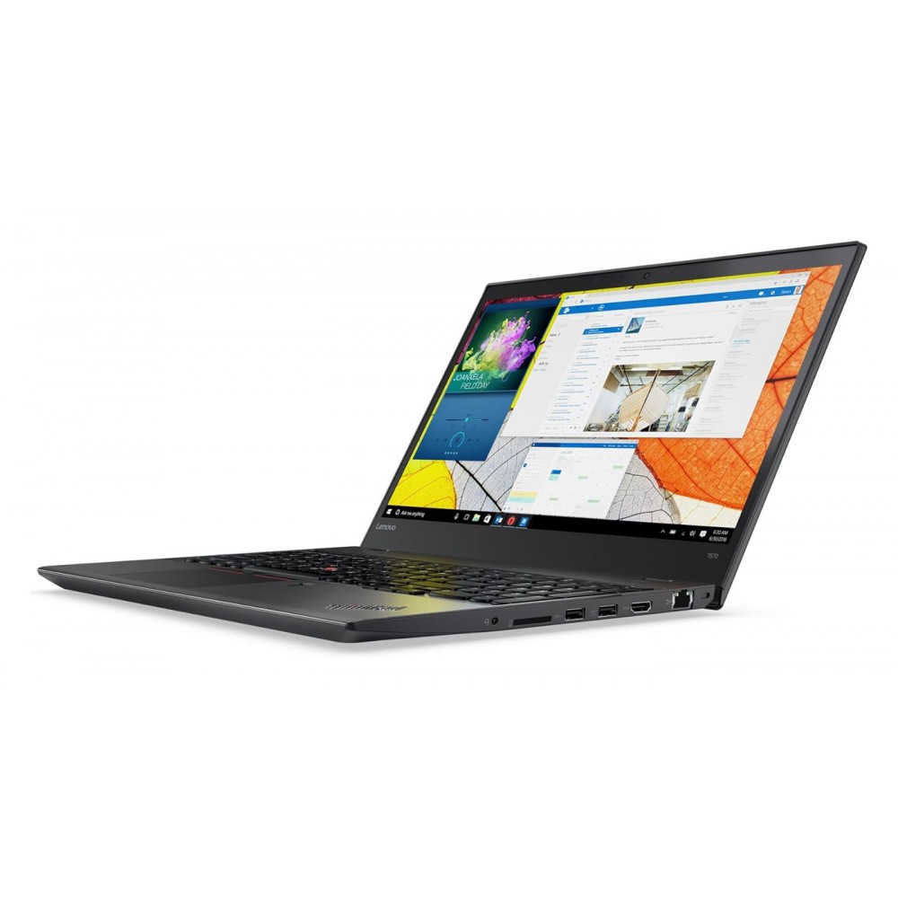 LENOVO Laptop ThinkPad T570, Refurbished Grade B, i5-6300U, 8/256GB NVME, 15.6, Cam, HD Graphics 520, FreeDOS
