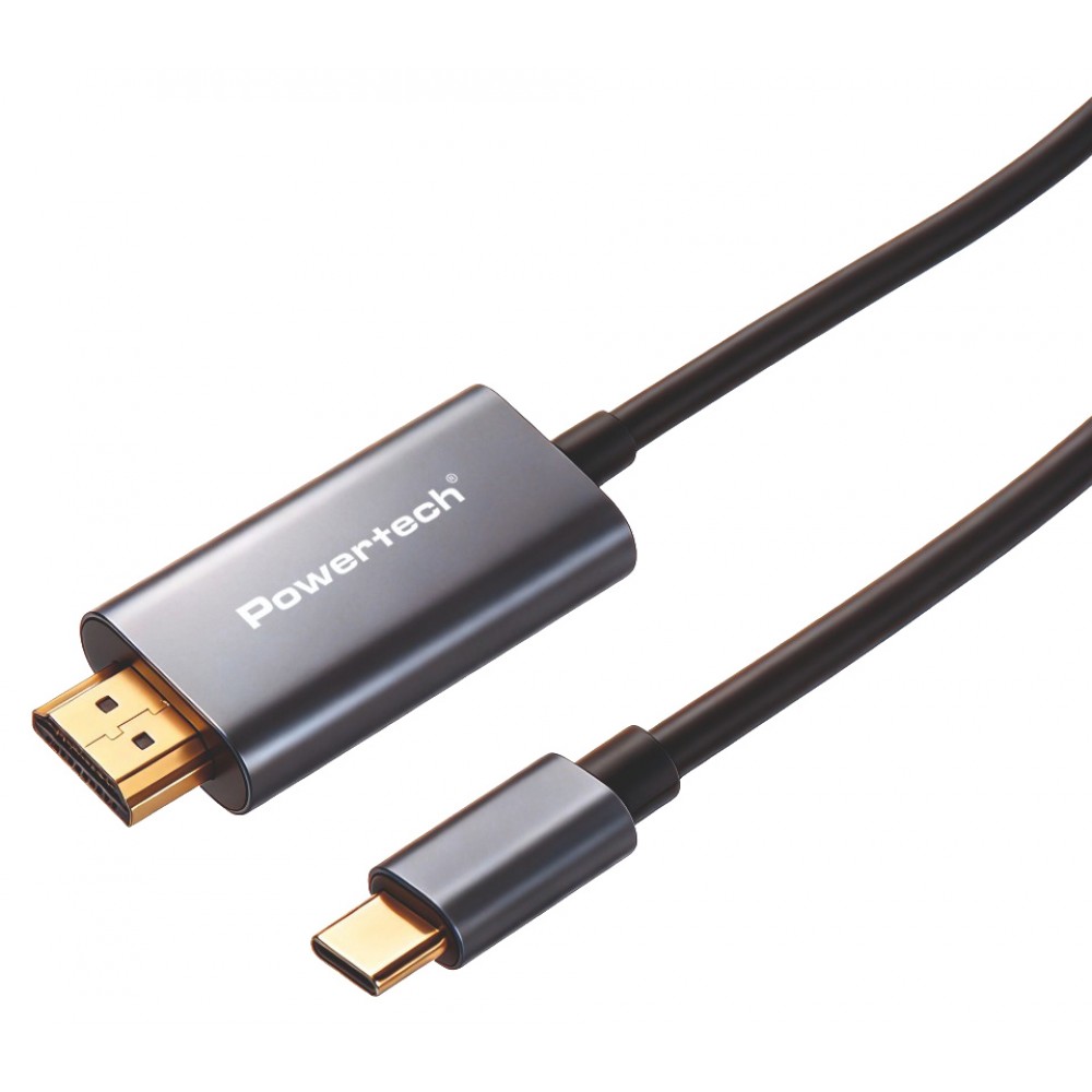 POWERTECH καλώδιο USB-C σε HDMI PTR-0209, 4K/30Hz, 10 Gbps, 1m, μαύρο POWERTECH καλώδιο USB-C σε HDMI PTR-0209, 4K/30Hz, 10 Gbps, 1m, μαύρο