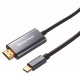 POWERTECH καλώδιο USB-C σε HDMI PTR-0210, 4K/30Hz, 10 Gbps, 2m, μαύρο POWERTECH καλώδιο USB-C σε HDMI PTR-0210, 4K/30Hz, 10 Gbps, 2m, μαύρο