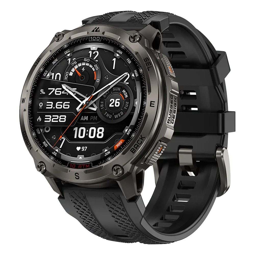 KOSPET smartwatch TANK T4, heart rate, 1.43 AMOLED, GPS, 10 ATM & IP69K, μαύρο KOSPET smartwatch TANK T4, heart rate, 1.43 AMOLED, GPS, 10 ATM & IP69K, μαύρο