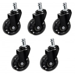 POWERTECH σετ ανταλλακτικά ροδάκια για PT-1633 καρέκλα γραφείου, 5τμχ POWERTECH σετ ανταλλακτικά ροδάκια για PT-1633 καρέκλα γραφείου, 5τμχ