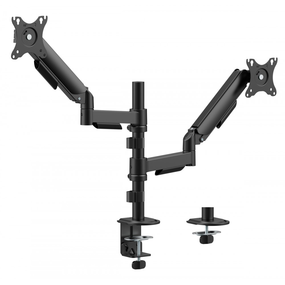 POWERTECH βάση γραφείου για 2x οθόνες PT-1628, 17-32", έως 9kg POWERTECH βάση γραφείου για 2x οθόνες PT-1628, 17-32", έως 9kg