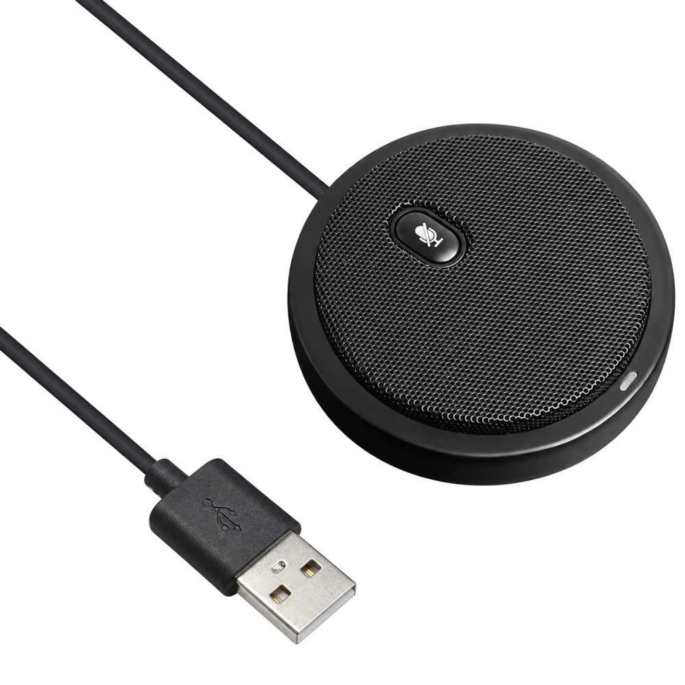 CMTECK επιτραπέζιο μικρόφωνο UM02, omnidirectional, USB, μαύρο