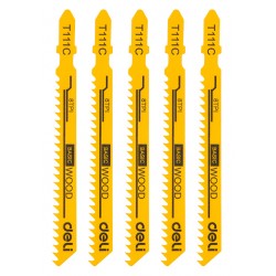 DELI σετ λάμες σέγας DH-QJT008-E1 για ξύλο, T111C, 5τμχ DELI σετ λάμες σέγας DH-QJT008-E1 για ξύλο, T111C, 5τμχ