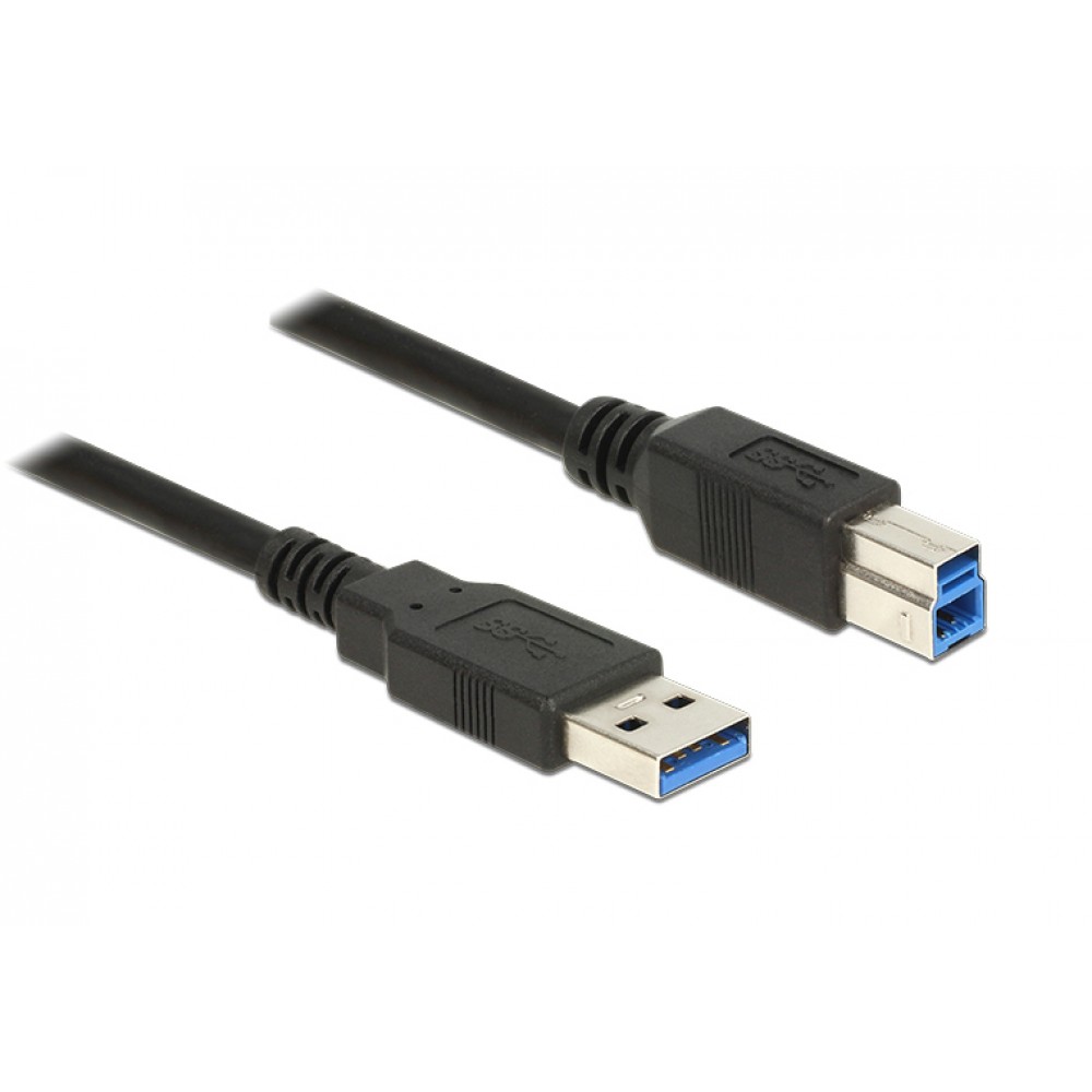 POWERTECH καλώδιο USB 3.0 (A) σε USB 3.0 (B), 1.5m, μαύρο POWERTECH καλώδιο USB 3.0 (A) σε USB 3.0 (B), 1.5m, μαύρο