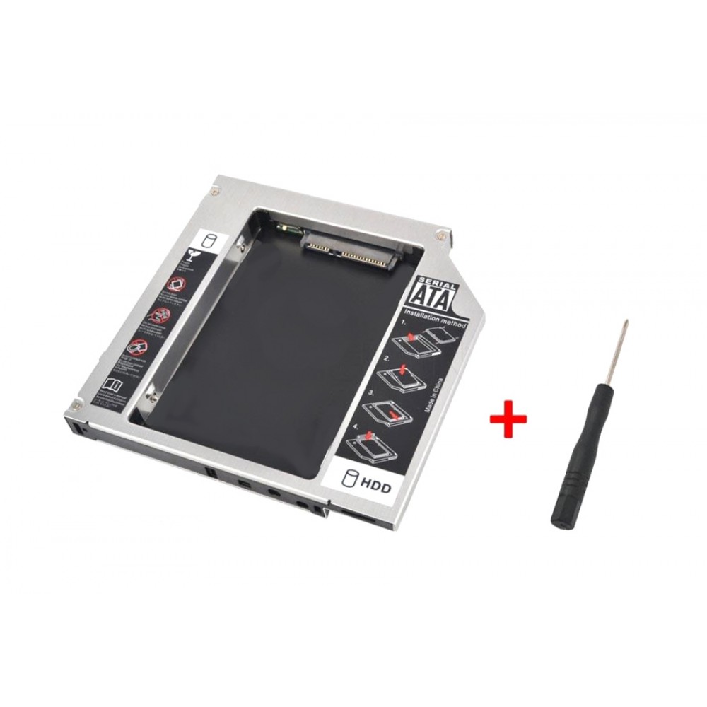 Θήκη σκληρού δίσκου HDD & SSD 2.5 PT-242, SATA, με ύψος 12.7mm Θήκη σκληρού δίσκου HDD & SSD 2.5 PT-242, SATA, με ύψος 12.7mm