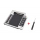 Θήκη σκληρού δίσκου HDD & SSD 2.5 PT-242, SATA, με ύψος 12.7mm Θήκη σκληρού δίσκου HDD & SSD 2.5 PT-242, SATA, με ύψος 12.7mm