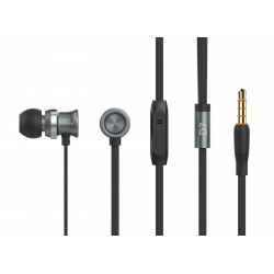 CELEBRAT Earphones με μικρόφωνο D7, 10mm, 3.5mm, 1.2m, μαύρα