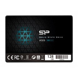 SILICON POWER SSD A55 128GB, 2.5", SATA III, 550-420MB/s 7mm, TLC