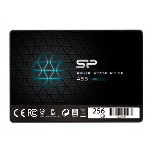 SILICON POWER SSD A55 256GB, 2.5, SATA III, 550-450MB/s 7mm, TLC