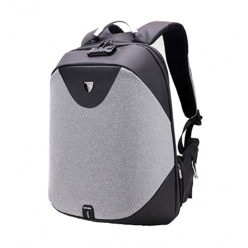 ARCTIC HUNTER τσάντα πλάτης B00208-DG με θήκη laptop 15.6, γκρι