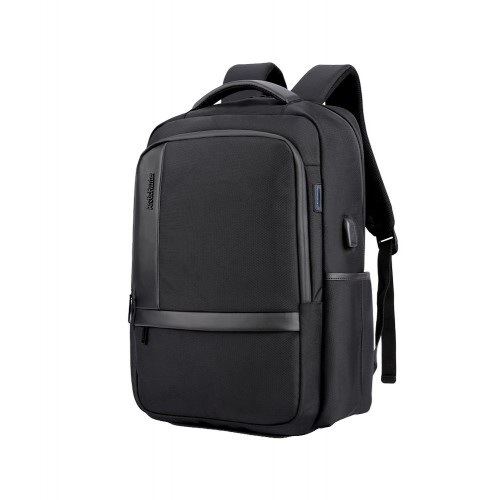 ARCTIC HUNTER τσάντα πλάτης B00120C-BK με θήκη laptop 15.6, μαύρη