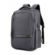 ARCTIC HUNTER τσάντα πλάτης B00120C με θήκη laptop 15.6", USB, 28L, γκρι