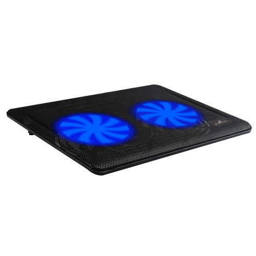 POWERTECH Βάση & ψύξη laptop PT-738 έως 15.6, 2x 125mm fan, LED, μαύρο