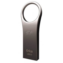 SILICON POWER USB Flash Drive Jewel 80, 64GB, USB 3.2, Titanium