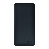 POWERTECH Θήκη Slim Leather για Samsung J6 Plus 2018, μαύρη