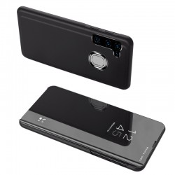 POWERTECH θήκη Clear view MOB-1575, Samsung A21S, μαύρη