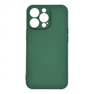 Back Cover Σιλικόνης Πράσινο Σκούρο (iPhone 13 Pro)