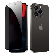 Privacy Tempered Glass Μαύρο (iPhone 15 Pro Max)