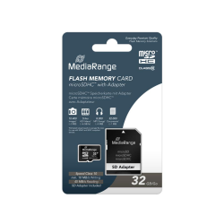 MediaRange MR959 microSDHC 32GB Class 10 A1 High Speed με αντάπτορα