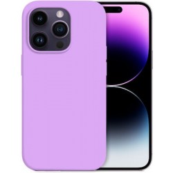 Back Cover Σιλικόνης Βιολετί (iPhone 14 Pro Max)