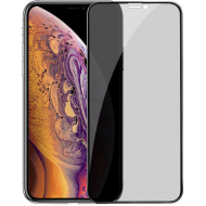 5D Full Glue Privacy Ματ Full Face Tempered Glass Μαύρο (iPhone 12 / iPhone 12 Pro)