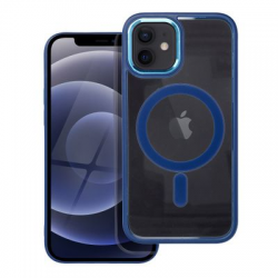 Color Edge Mag Back Cover Πλαστικό Μπλε Σκούρο (iPhone 12 / iPhone 12 Pro)