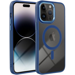 Color Edge Mag Cover Back Cover Πλαστικό / Σιλικόνης Navy Μπλε (iPhone 14 Pro)