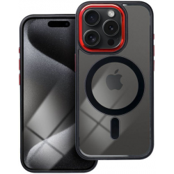 Back Cover Πλαστικό / Σιλικόνης Μαύρο (iPhone 15 Pro)