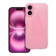 CLEAR θήκη 2 mm BLINK για IPHONE 16 ροζ