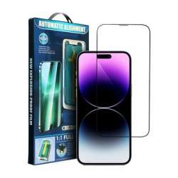 5D Full Glue Full Face Tempered Glass Μαύρο (iPhone 16 Pro Max / iPhone 17 Pro Max)