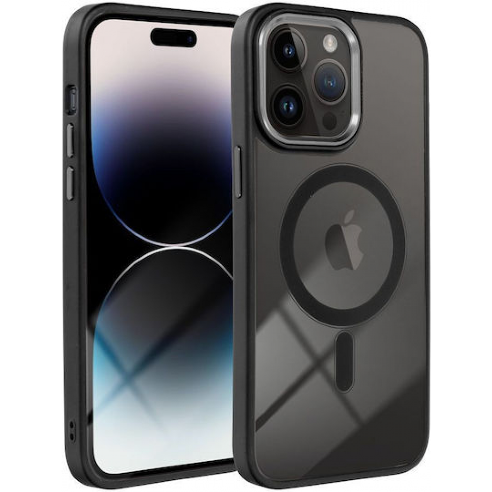 Color Edge Mag Back Cover Πλαστικό / Σιλικόνης Μαύρο (iPhone 16 Pro Max) Color Edge Mag Back Cover Πλαστικό / Σιλικόνης Μαύρο (iPhone 16 Pro Max)