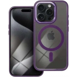Color Edge Mag Cover Back Cover Tempered Glass Διάφανο (iPhone 16 Pro Max)