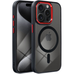 Color Edge Mag Back Cover Tempered Glass Διάφανο (iPhone 16 Pro Max)