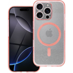 Clear Mag Cover Case Camera Protection Compatible Magsafe Pink Glitter (Iphone 14 Pro Max)