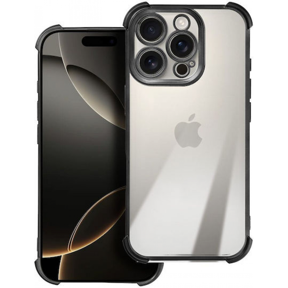 Antishock Electro Back Cover Σιλικόνης Μαύρο (iPhone 11)