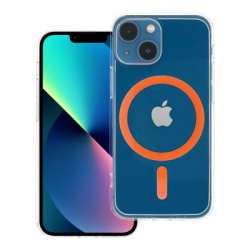 Drop Glue Colorful Ring Mag Back Cover Πλαστικό / Σιλικόνης Πορτοκαλί (iPhone 13 Mini)