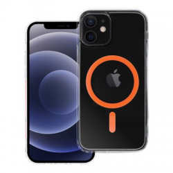 Drop Glue Colorful Ring Mag Back Cover Πλαστικό / Σιλικόνης Πορτοκαλί (iPhone 12  / iPhone 12 Pro)