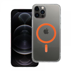 Drop Glue Colorful Ring Mag Back Cover Πλαστικό / Σιλικόνης Πορτοκαλί (iPhone 12 Pro Max)