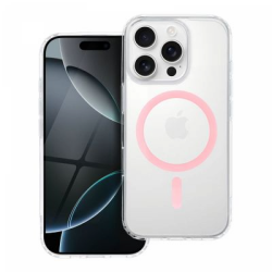 Drop Glue Colorful Ring Mag Back Cover Πλαστικό / Σιλικόνης Ροζ (iPhone 15 Plus)