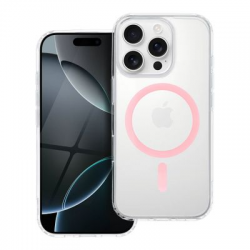 Drop Glue Colorful Ring Mag Back Cover Πλαστικό / Σιλικόνης Ροζ  (iPhone 11 Pro)